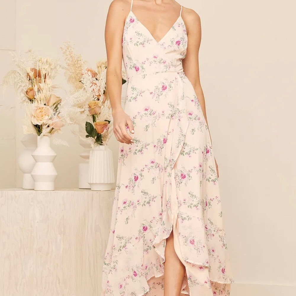 Lulus Brand Floral Maxi Dress